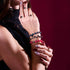 Roter Samt | Traumlandschaft Opal Armband
